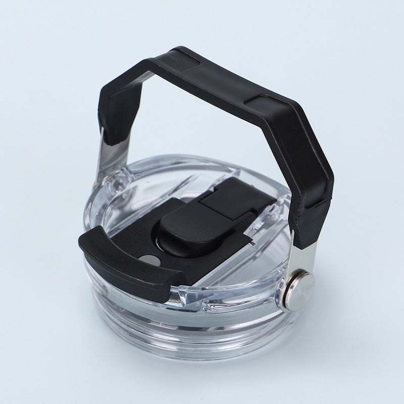 Reusable 30oz Straw Lid - BPA-free, flip cover, dishwasher safe, leak/spill-proof. Stanley tumbler accessory.