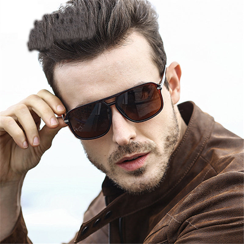 Brand Designer Retro HD Driver Sunglass For Men