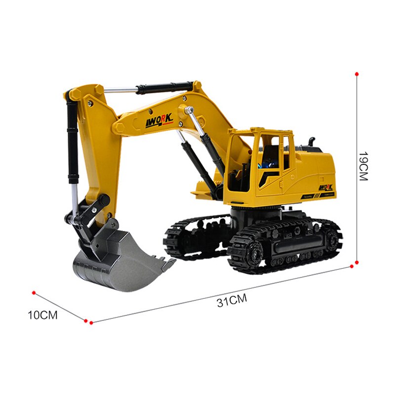Advanced 8-Channel Remote Control Excavator