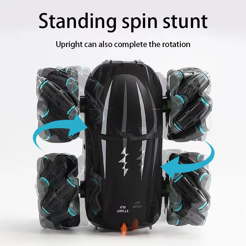 Remote Control Flip Stunt Car Large Charging Tipper