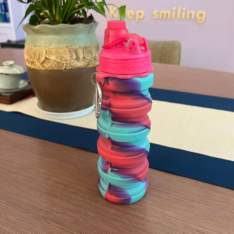 Portable Collapsible Silicone Water Bottle – Travel & Outdoor Use
