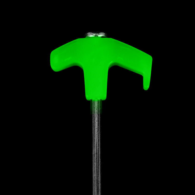 25cm Fluorescent Tent Stakes