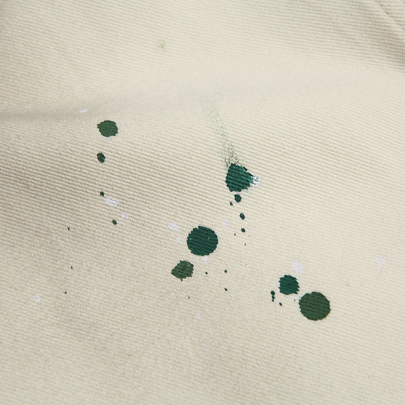 Paint holes dirt dyed jeans men