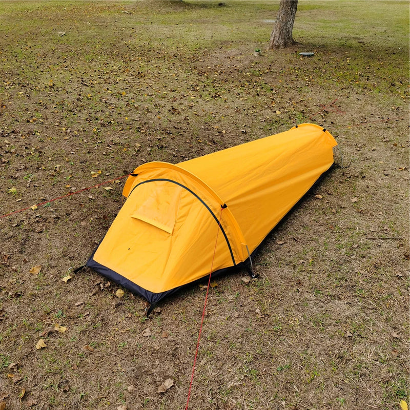 Camping Single Person Tent Ultralight Compact Outdoor Sleeping Bag Tent