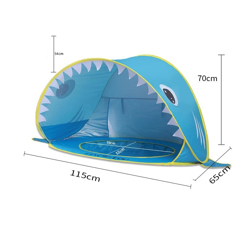 Automatic Pop-Up Beach Tent for Kids