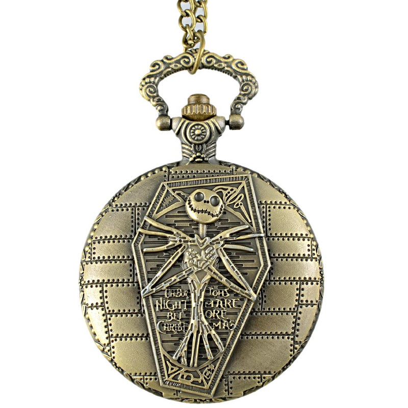 Jack Skellington Pocket Watch Pendant