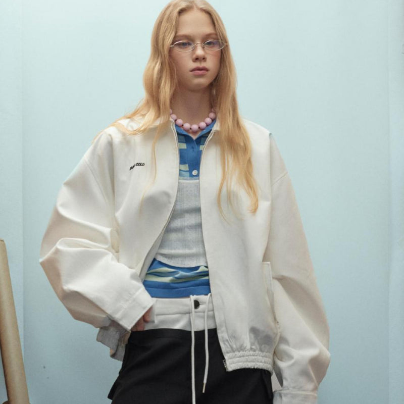 Flip collar zipper casual jacket for men and women