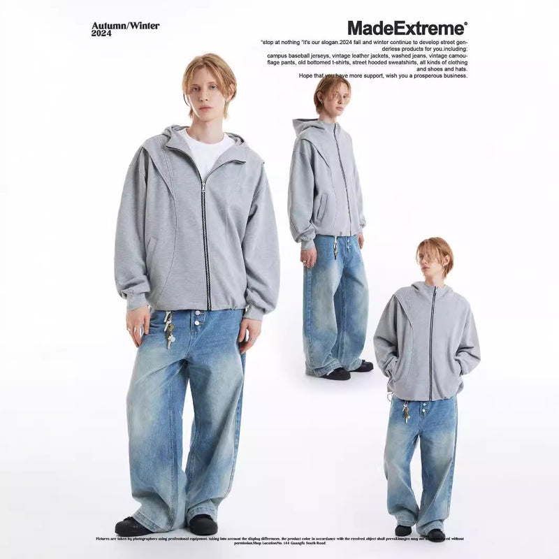 Cleanfit Zip-Up Hoodie for Men