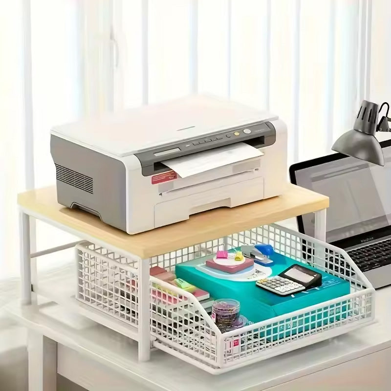 Modern Kitchen Microwave Shelf – Space-Saving Countertop Storage for Appliances, Elegant Design