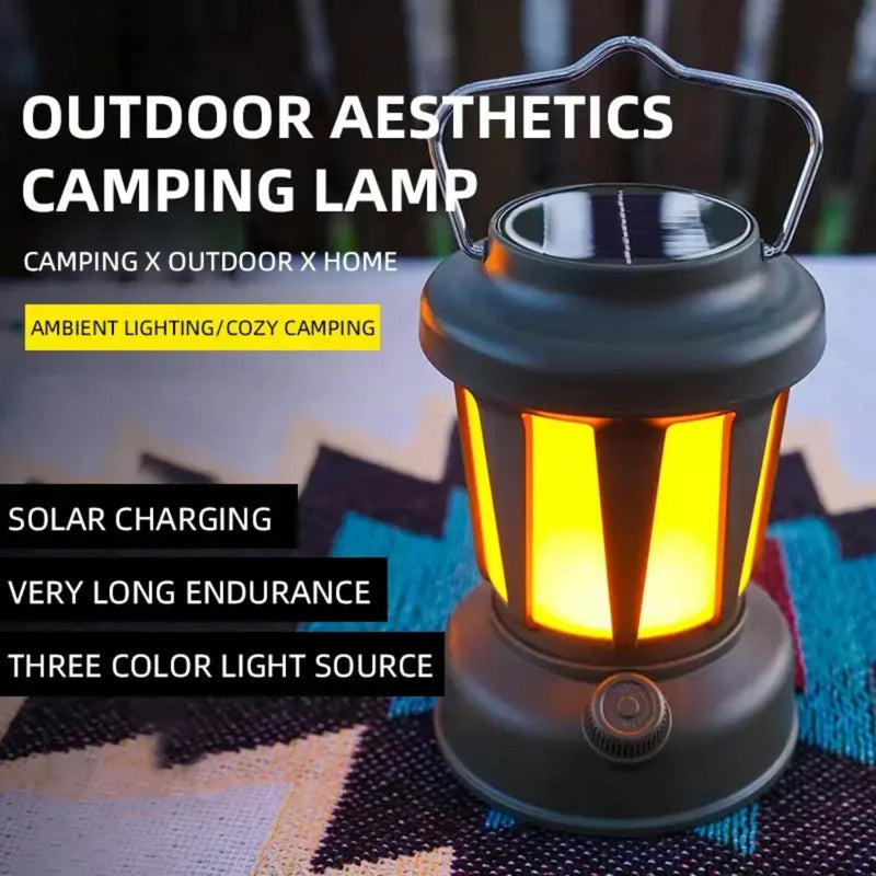 Outdoor Solar Rechargeable Lantern