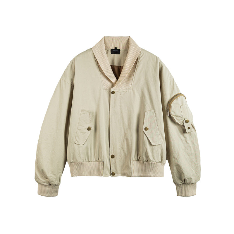 Loose Multi-pocket Cargo Jacket for Men Casual Wear