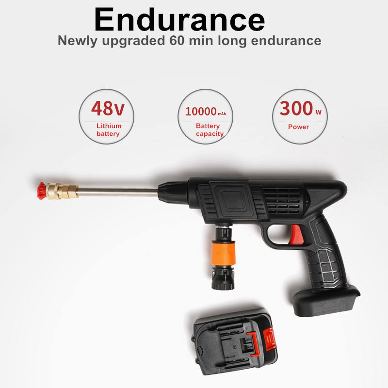 Car washing gun universal wireless high-power