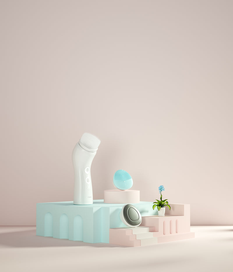 Men's Sonic Facial Cleansing Brush - 3-in-1 Skin Tool