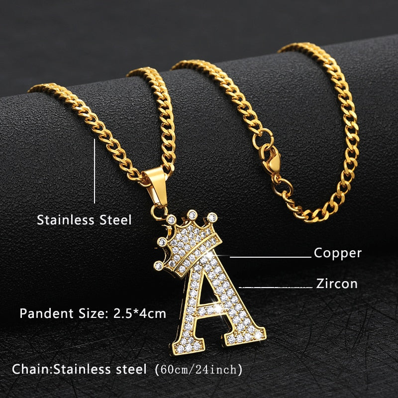 Alpha Crown Necklace
