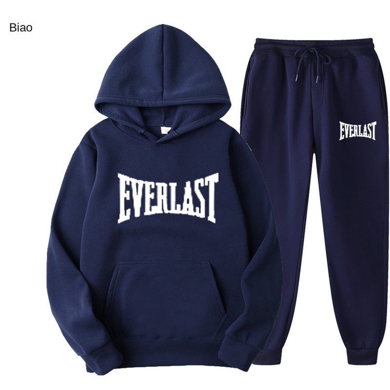 International Cross-border Hooded Sweatshirt and Sweatpants Set for Men and Women