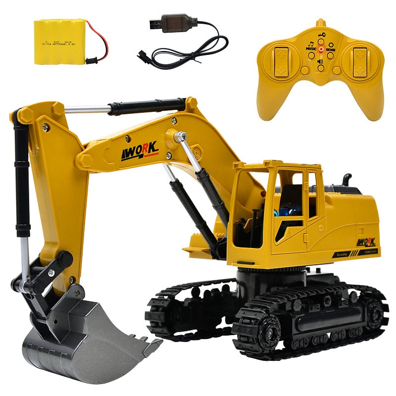 Advanced 8-Channel Remote Control Excavator
