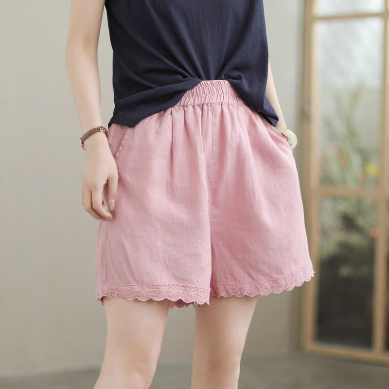 Linen Shorts Women Summer Fashion Casual Personality Women's Capri Pants