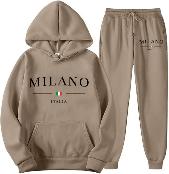 International Cross-border Hooded Sweatshirt and Sweatpants Set for Men and Women