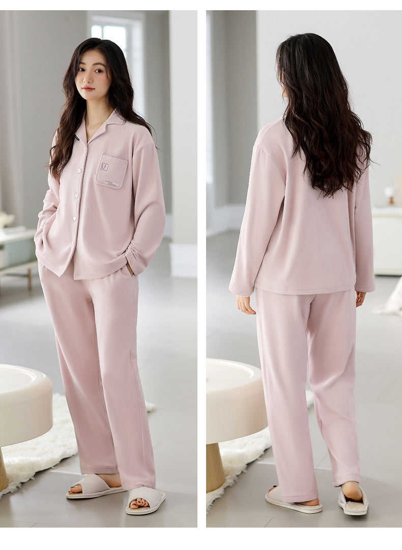 Women’s Premium Fleece Pajama Set – Soft Warm Long Sleeve Lounge