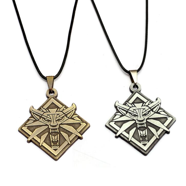 The Witcher 3 Wolf Medallion Necklace
