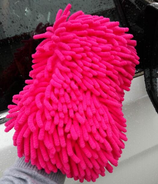 2 In 1  Car Cleaning Sponge Coral Shaped Superfine Fiber Chenille  Sponge