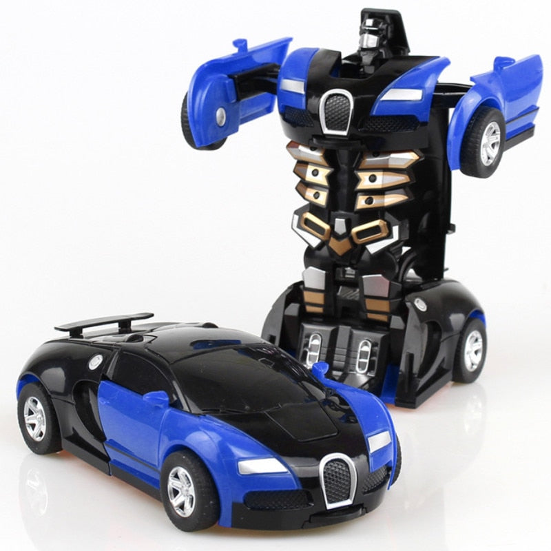 -Key Transformation Robot Car Toy