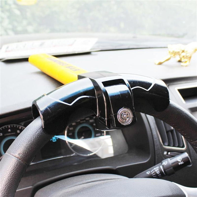 Car anti-theft lock steel steering wheel lock four interlocking anti-theft T-shaped lock strap ﻿