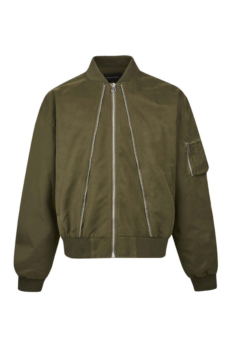 Patch Embroidery Flight Jacket  Casual Outerwear for Men and Women