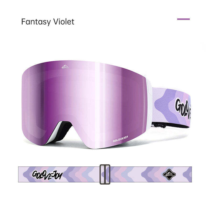 Magnetic Anti-Fog Ski Goggles – Outdoor Riding & Snow Sport