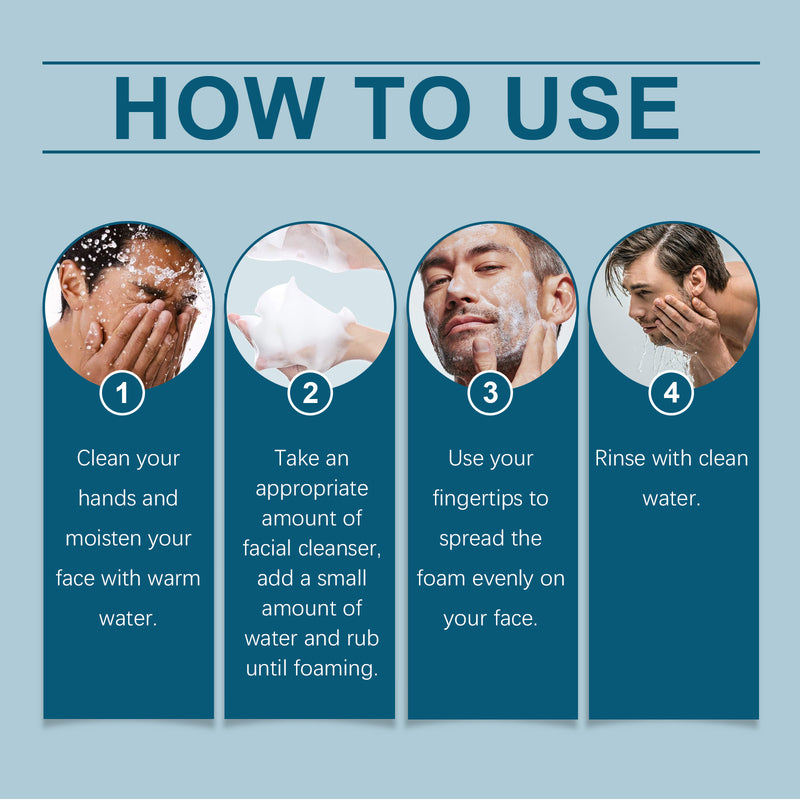 East Moon Men's Exfoliating Cleanser - Deep Pore Scrub