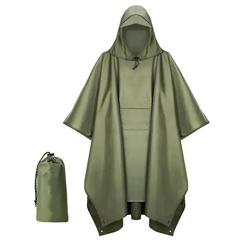 3-in-1 Military Waterproof Rain Poncho