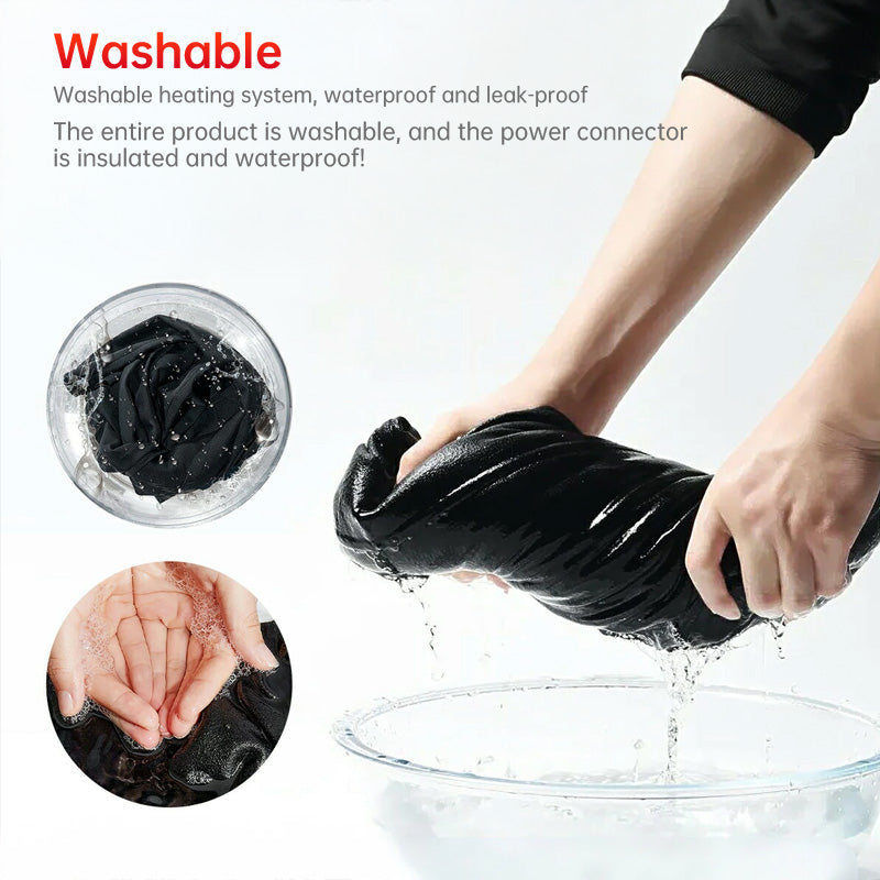 Men Women 9 Areas Heated Vest USB Charging Heated Jacket Washed Keep Warm Hiking Vest Winter Fishing Skiing Vest Heated Coats