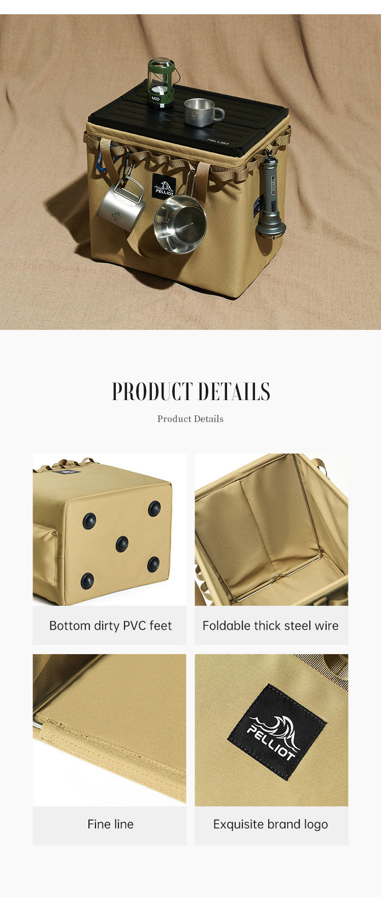 Portable Folding Camp Storage Box