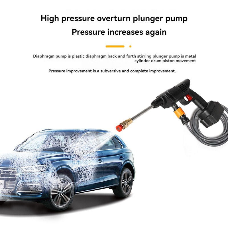 Car washing gun universal wireless high-power