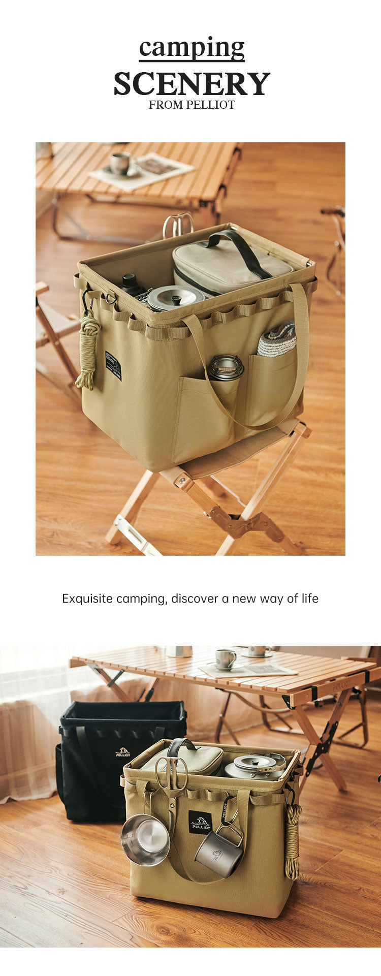 Portable Folding Camp Storage Box