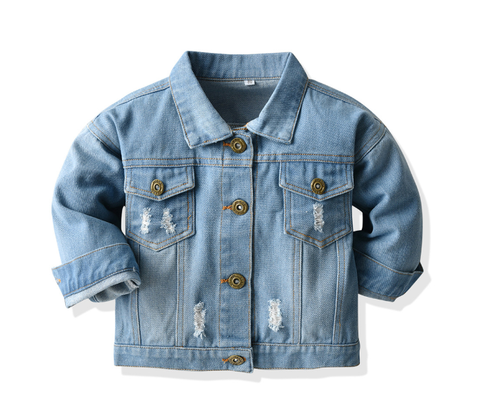 Little Boys Girls Denim Outerwear Costume