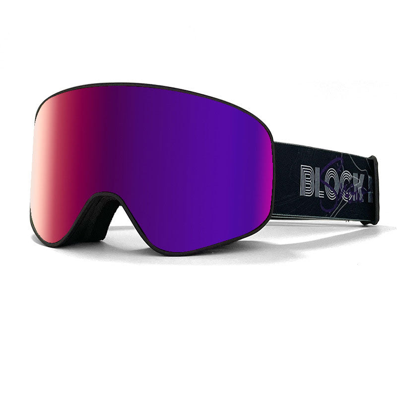 Winter Double-Layer Ski Goggles – Anti-Fog Outdoor Snow Glasses