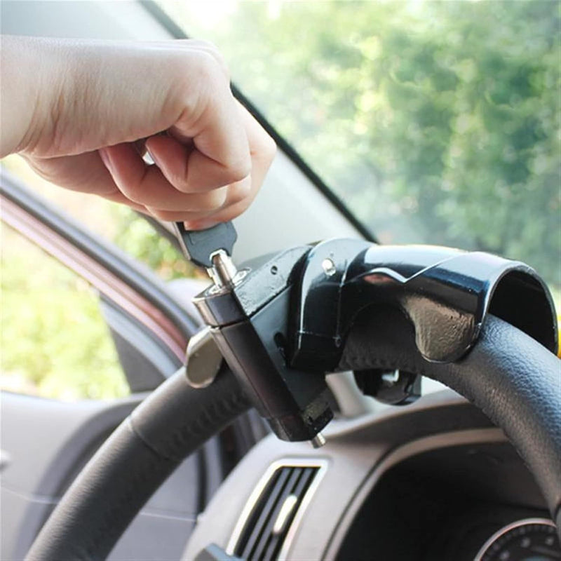 Car anti-theft lock steel steering wheel lock four interlocking anti-theft T-shaped lock strap ﻿