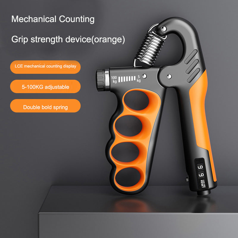 Adjustable Hand Grip Strengthener with Counter – Workout Hand Trainer