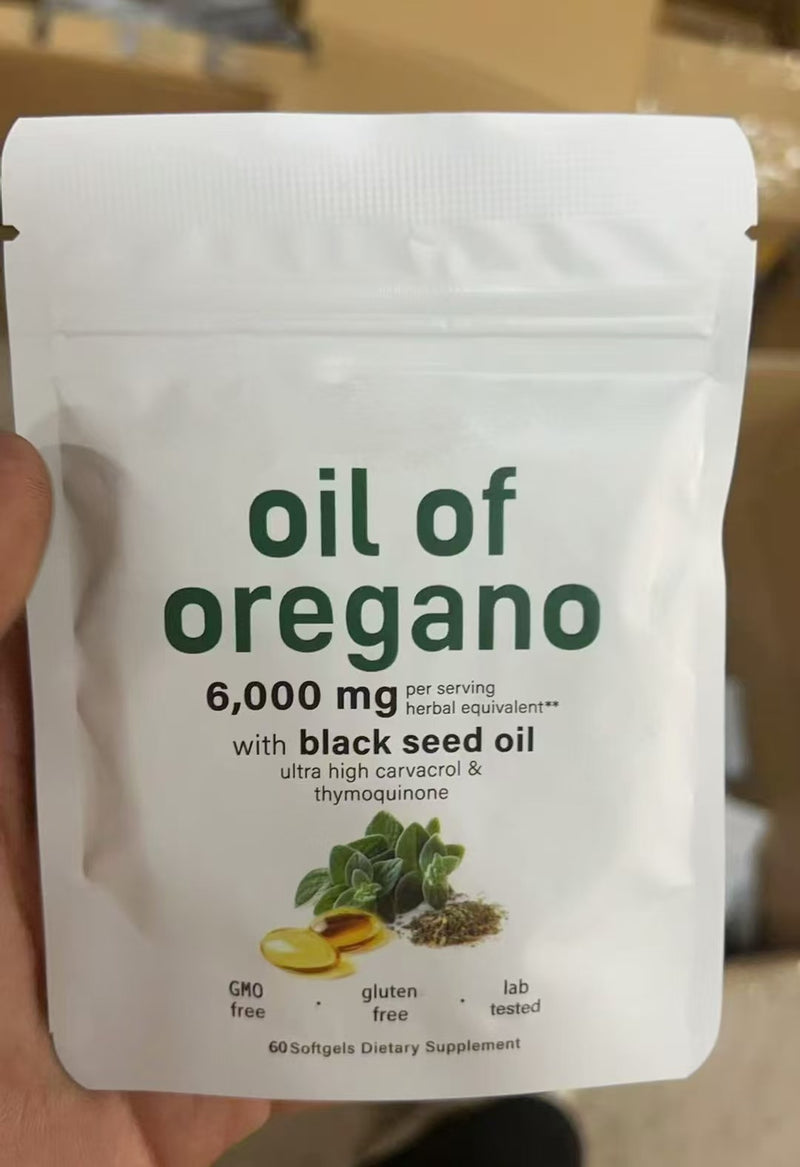 Oregano Oil Soft Capsules Dietary Supplement