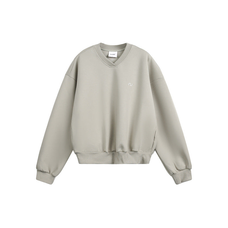 V-Neck Pullover Hoodie for Men and Women