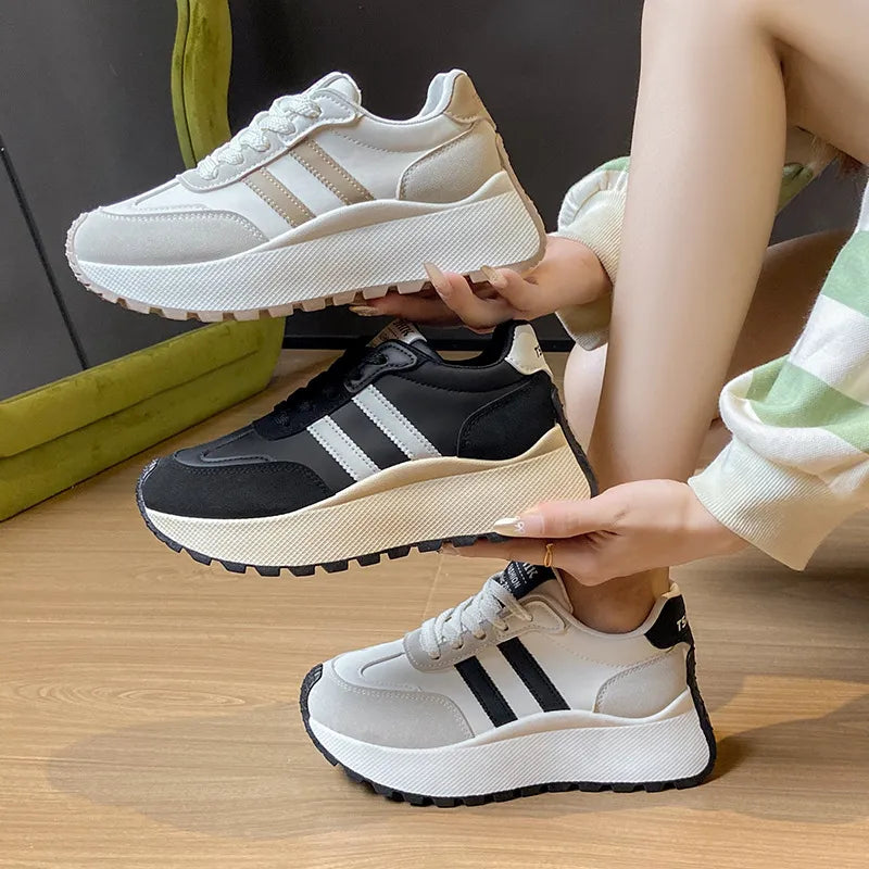 Retro Runner Platform Sneakers