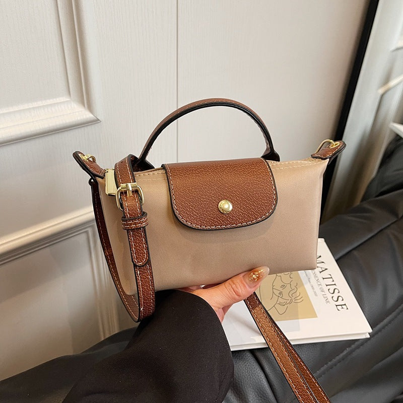 2025 Women's Mini Dumpling Handbag. Made of high - end nylon. Stylish shoulder/crossbody phone bag.