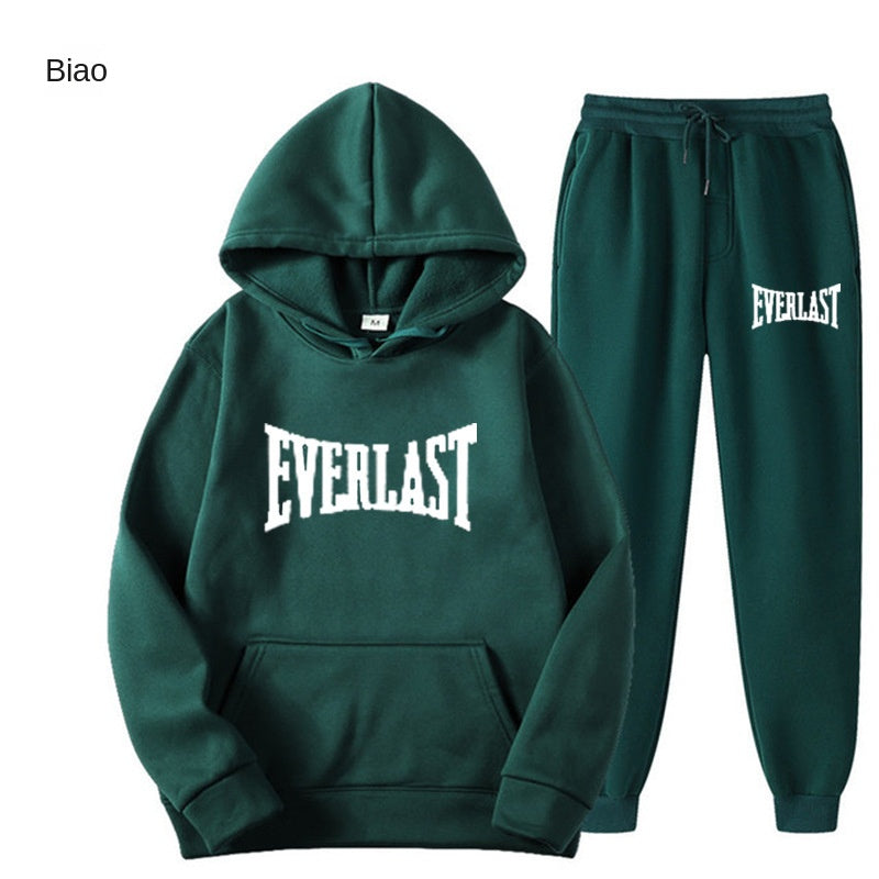 International Cross-border Hooded Sweatshirt and Sweatpants Set for Men and Women