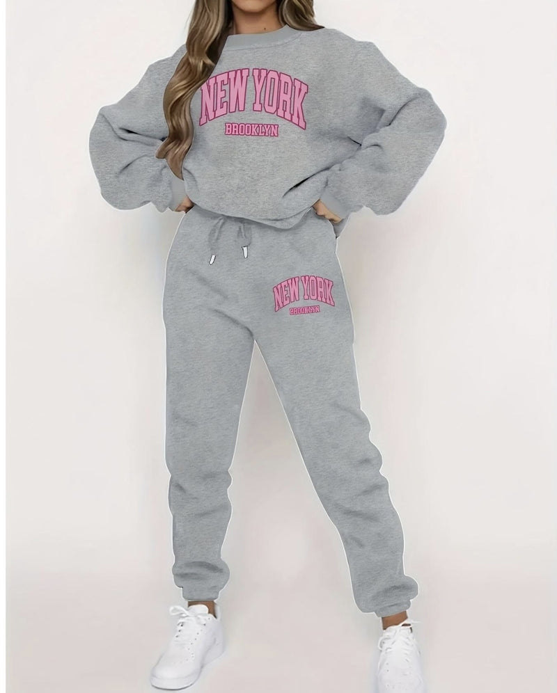 International Cross-border Hooded Sweatshirt and Sweatpants Set for Men and Women