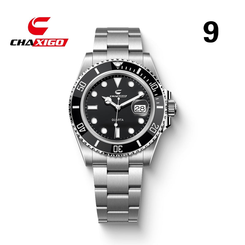 CHAXIGO Men's Green Diver Watch