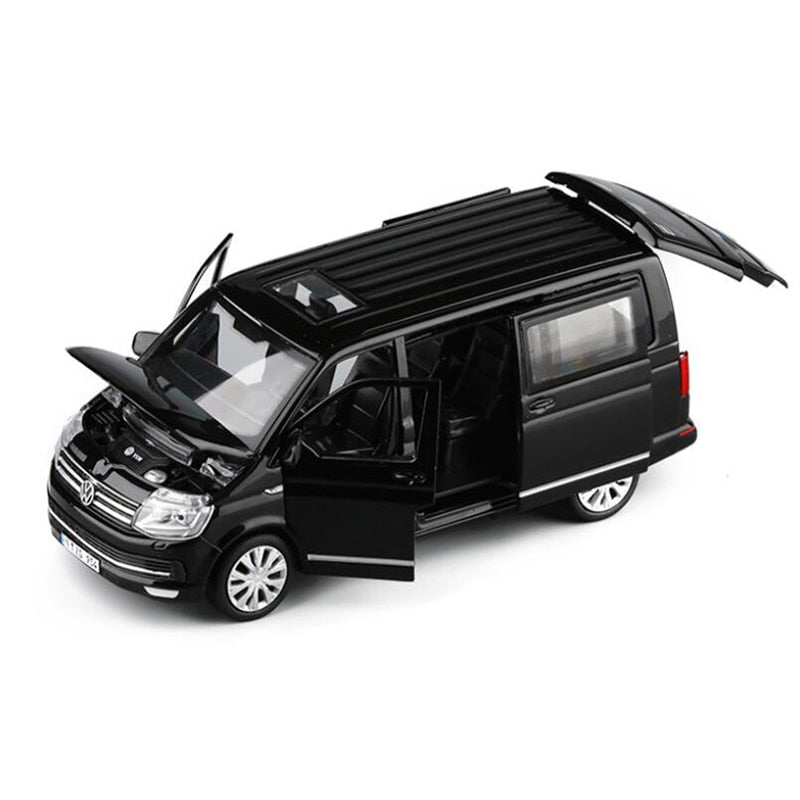 Zinc Alloy Bus Volkswagen Multivan T6 Van Alloy Toy Car