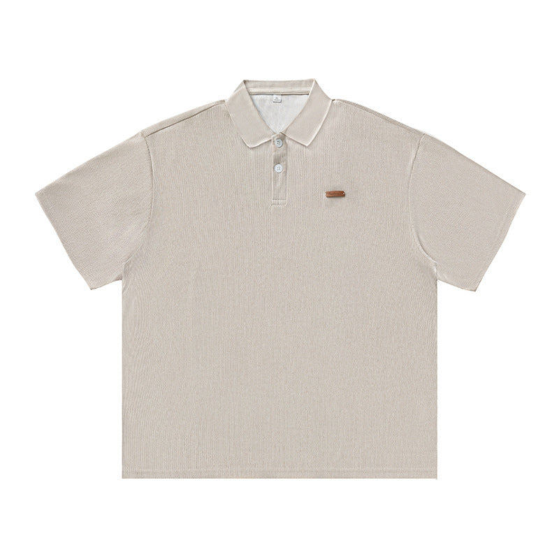 Short Sleeve Polo Shirt Men T-Shirt