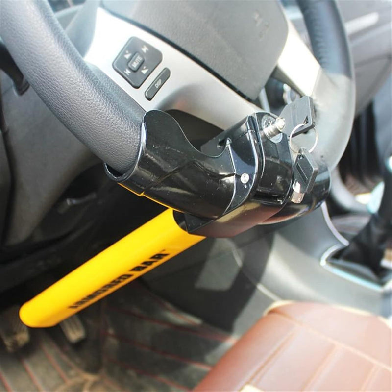Car anti-theft lock steel steering wheel lock four interlocking anti-theft T-shaped lock strap ﻿