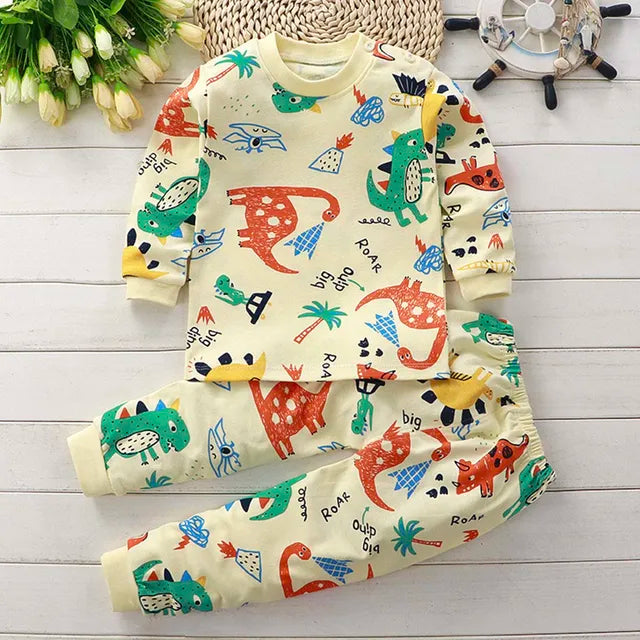 2pcs Autumn Children's Pajamas Set Children's Clothing